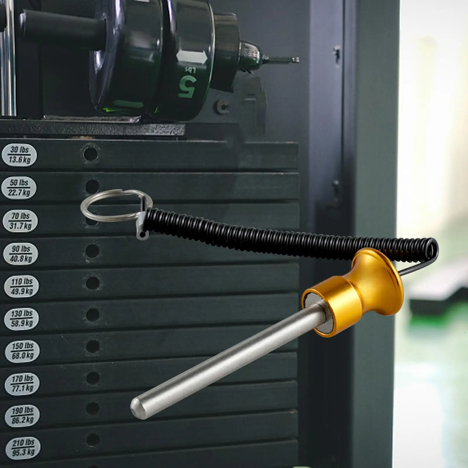 Sturdy Aluminum Loading Pin Gym Weight Stack Pin for Fitness Equipment and Workout Accessories