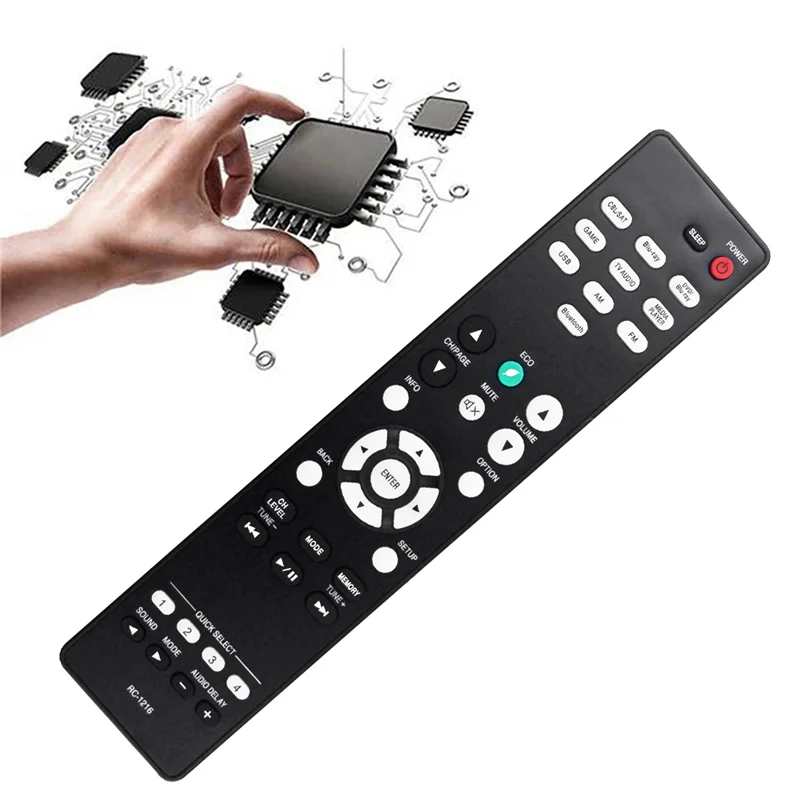 RC-1216 Replace Remote Control for Denon AV Surround Receiver AVR-S530BT AVRS530BT AVR-S540BT AVRS540BT AVR-X550BT