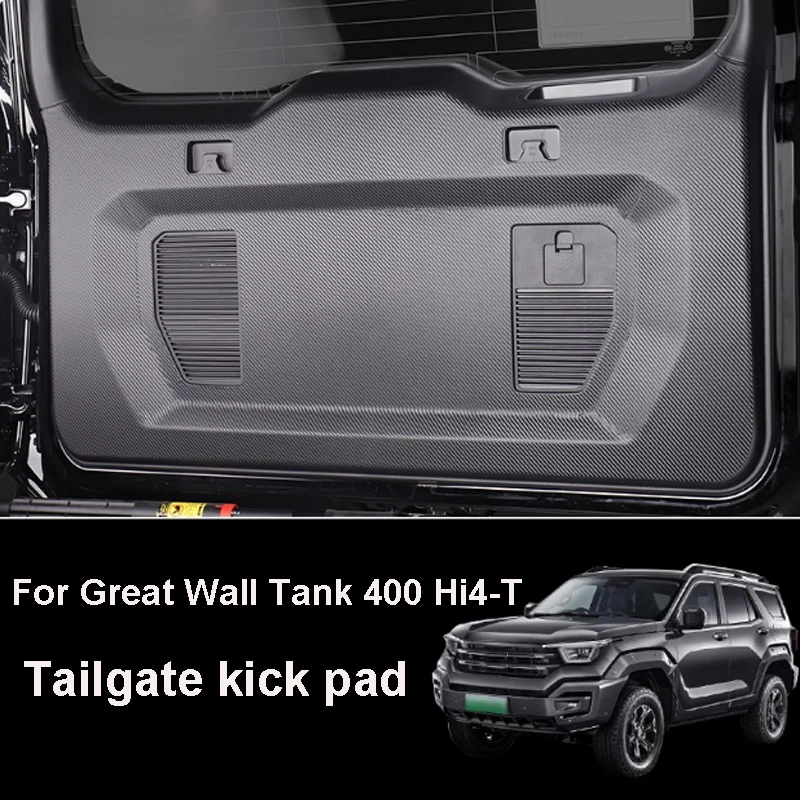 

For Great Wall WEY Tank 400 Hi4-T Car Tailgate Protection Pad Door Kick Protection Pad Collision Scratch Prevention Accessories