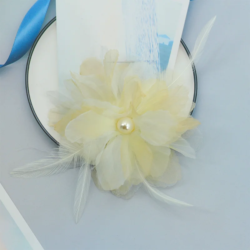 Penas de flores sexy para mulheres, vestido DIY, chapéu de festa, decorações para cocar, plumas, lindos corsages de casamento, atacado, 1pc