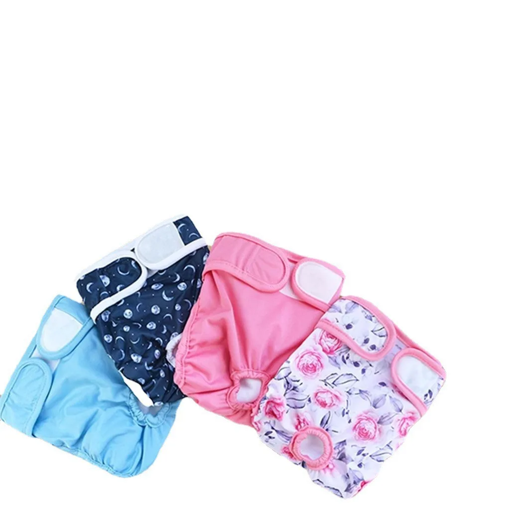 Female Washable Dog Shorts Panties Menstruation Underwear Briefs Jumpsuit Pet Physiological Pant Diaper Sanitary