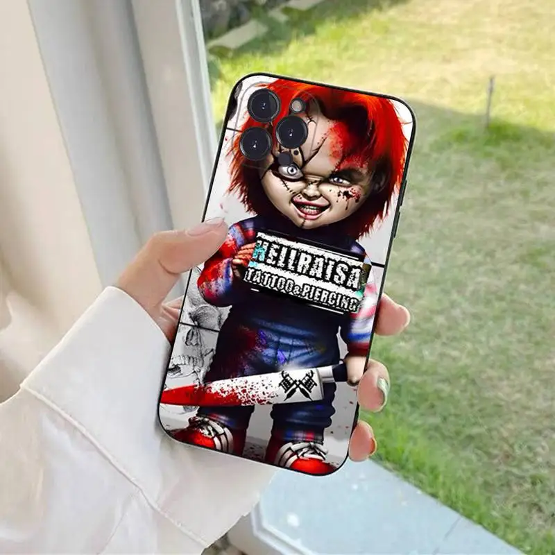 Horro Movie Chucky Phone Case For iPhone 13 Pro MAX 14 11 12 Mini X XS XR 6 7 8 Plus SE 2020 Soft TPU Cover