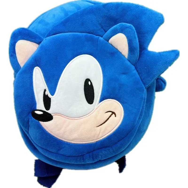 Hedgehog Sonic Backpack High Appearance Game Kindergarten Children Plush Coin Purse School Bag Anime Cartoon School Bag Mochila