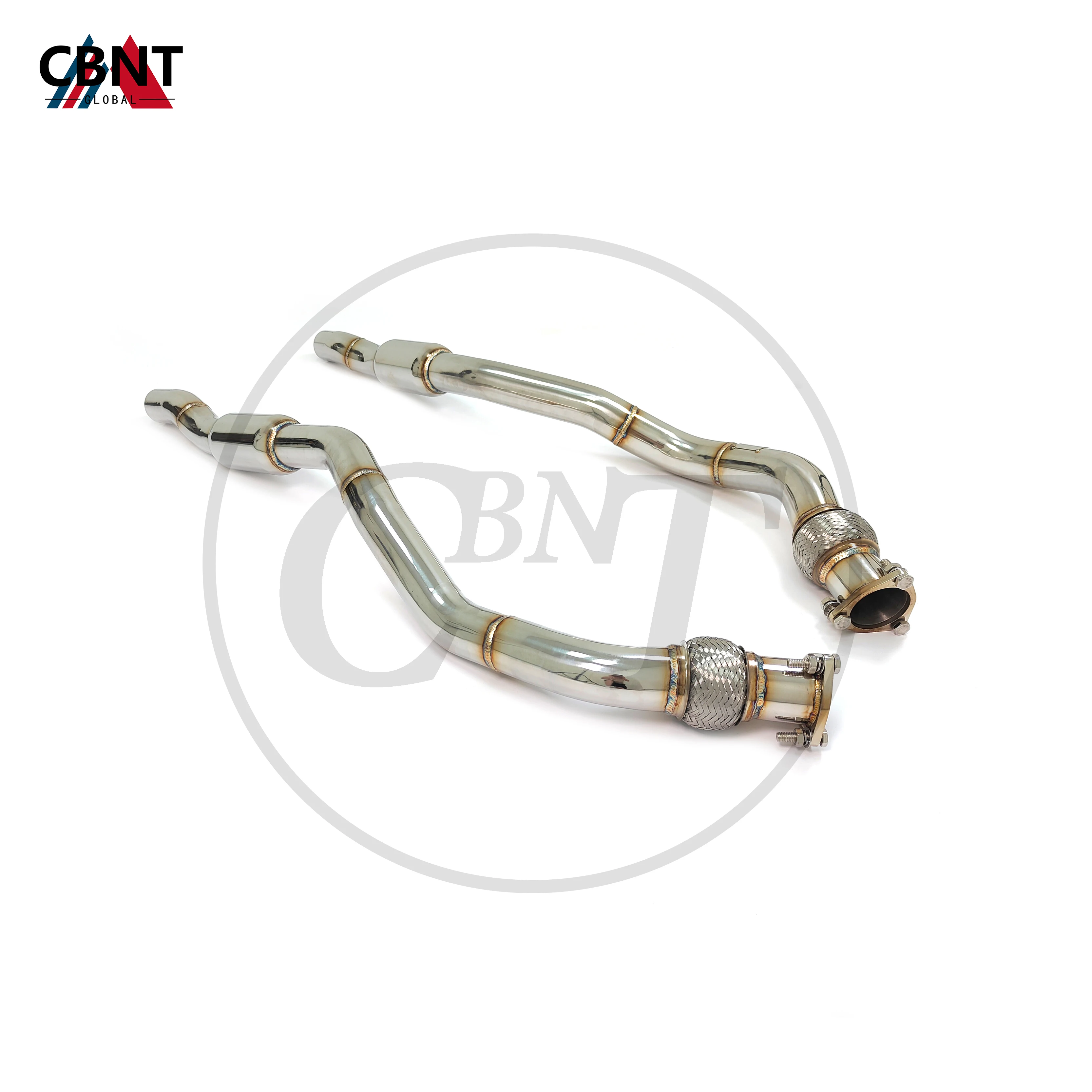 

CBNT Performance Exhaust System For Audi S6 S7 RS6 RS7 C7 4.0T Front Pipe without Catalytic Converter