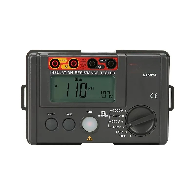 UT502A Digital Insulation Resistance Meter 500V/2500V AC Voltage Low Resistance Tester