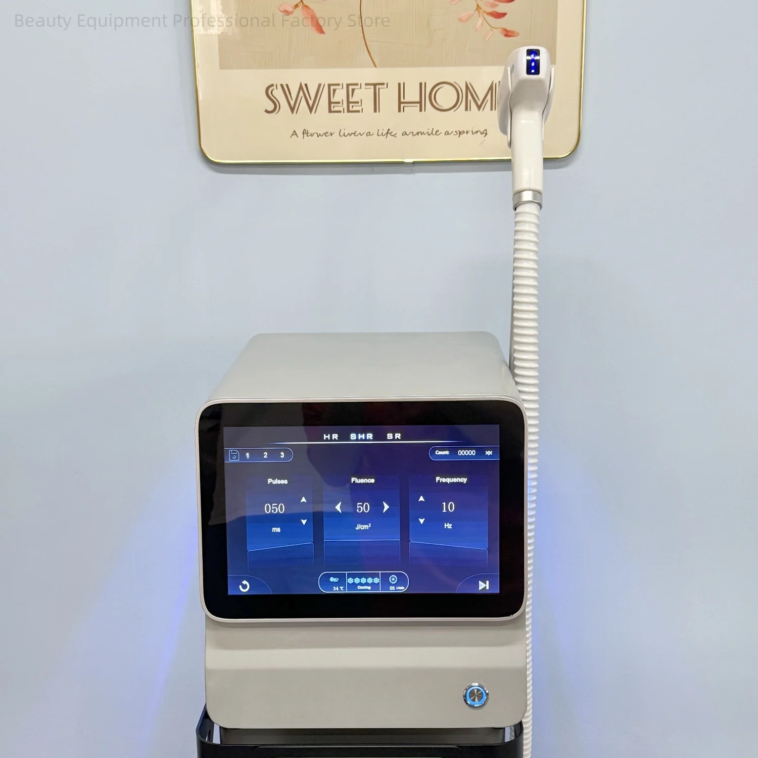 

High Power 4500W 808 Hair Removal Device 3 Wavelength Cooling Handle Diode Laser Hair Removal Machine Painless Hair Removal