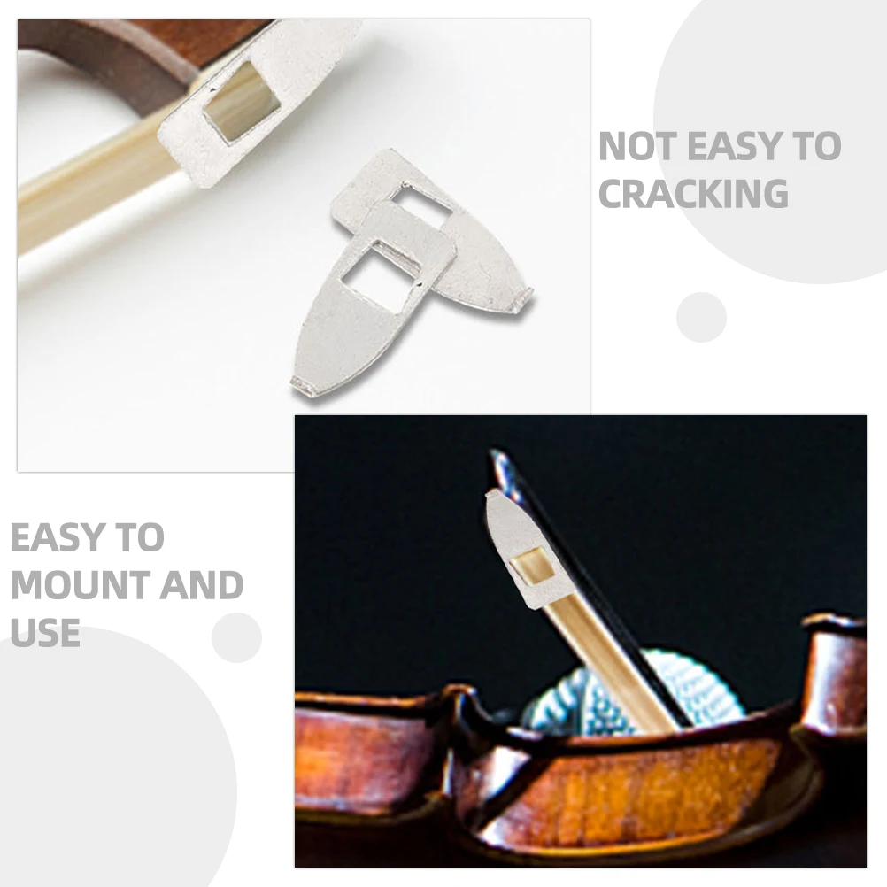 

3 Pcs Cello Bow Guitar for Acoustic Endpin Stopper Grip Stringed Instrument Replacement Parts Metal Tips Repair