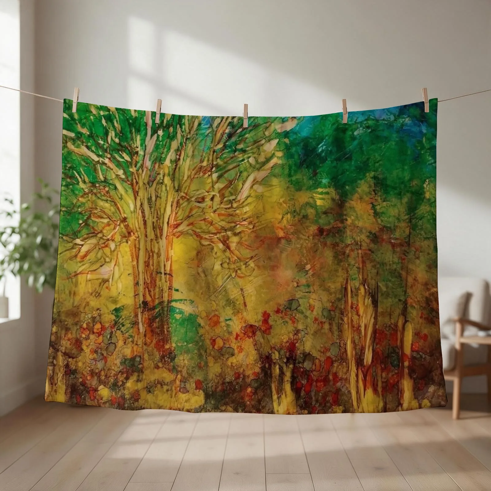 Take Me To The Woodland - by Barbara Mitchell Throw Blanket Softest Luxury Thicken cosplay anime Flannel Fabric Blankets