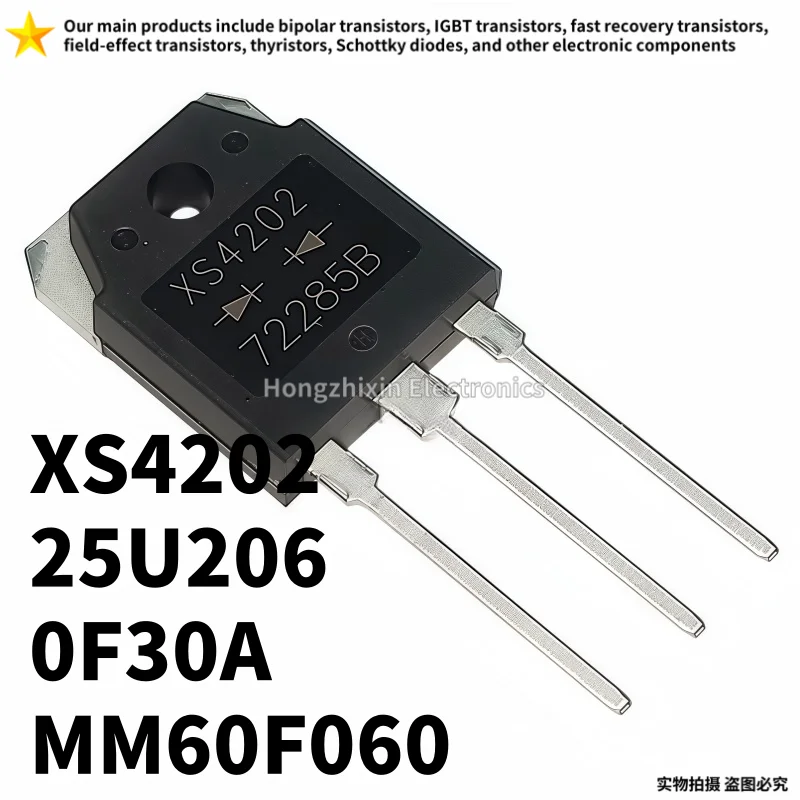 

10PCS 100% quality XS4202 25U20 60F30A MM60F060 60F060 TO-3P Fast recovery diode