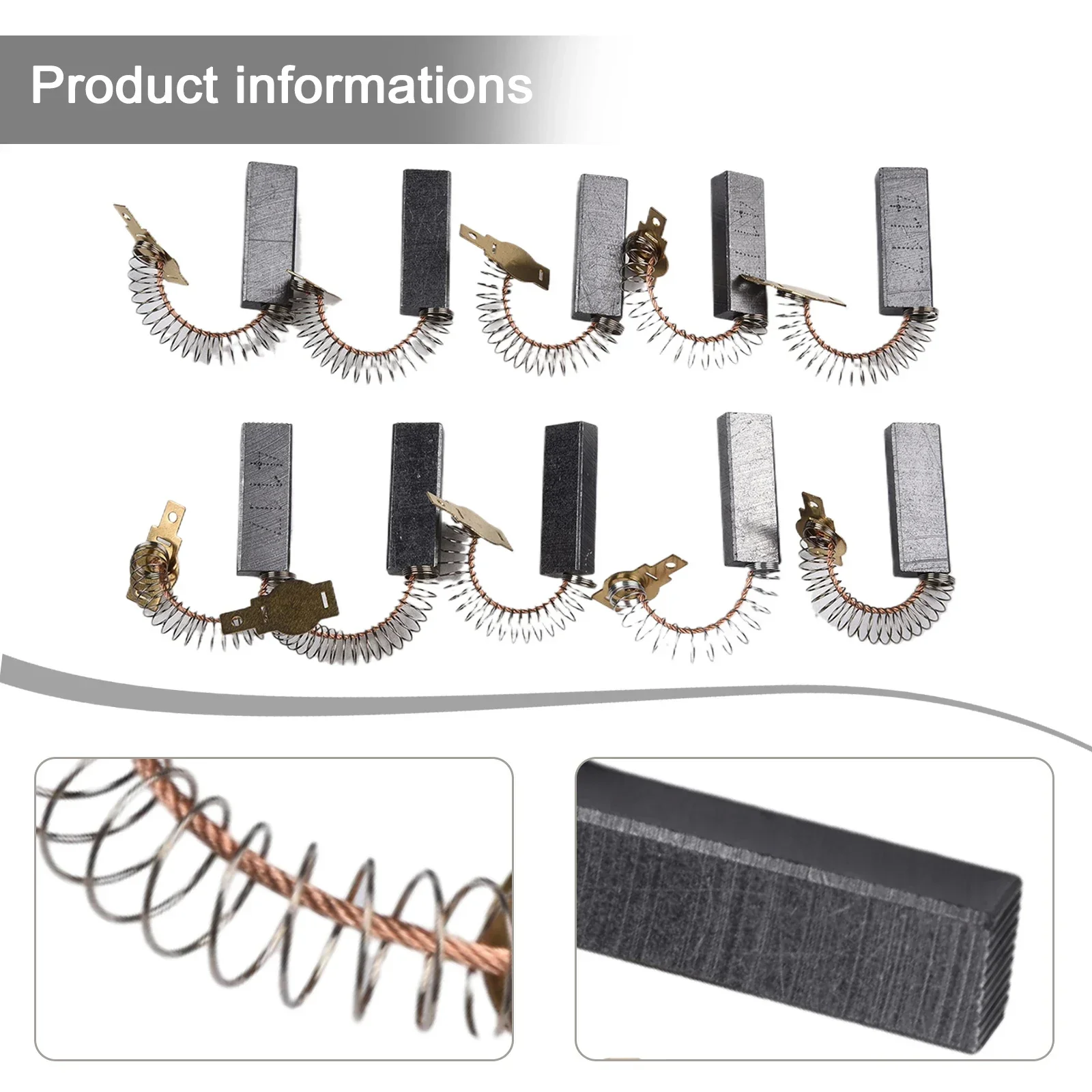 Motor Carbon Brushes For Power Tool Grind Repairing Spare 32*11*6mm Household Supplies Cleaning Vacuum Parts In Stock Wholesale