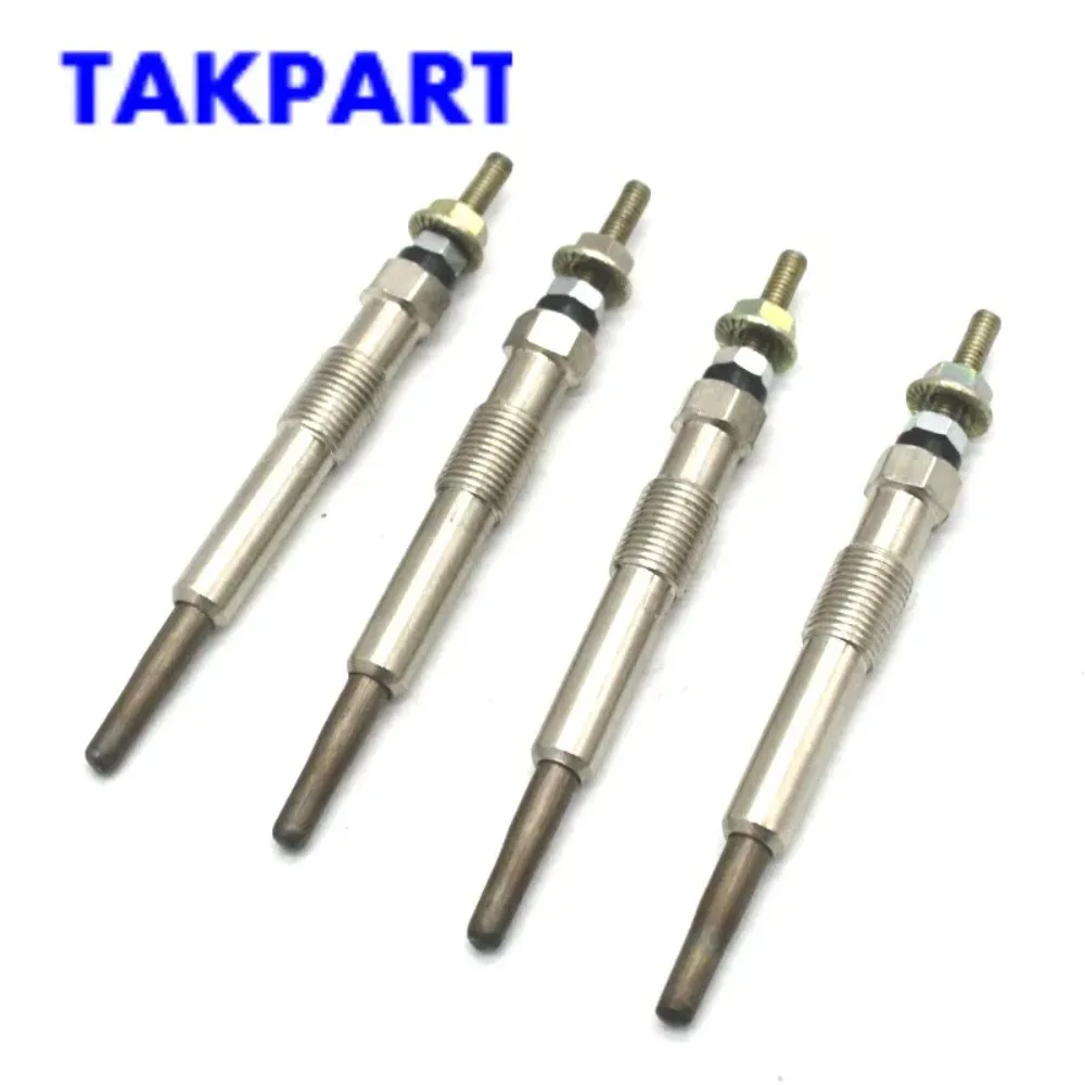 TAKPART 4Pcs Glow Plug For Ford Fiesta Focus Mondeo Connect Tourneo 1.8 TDCI Glow Plug Kit