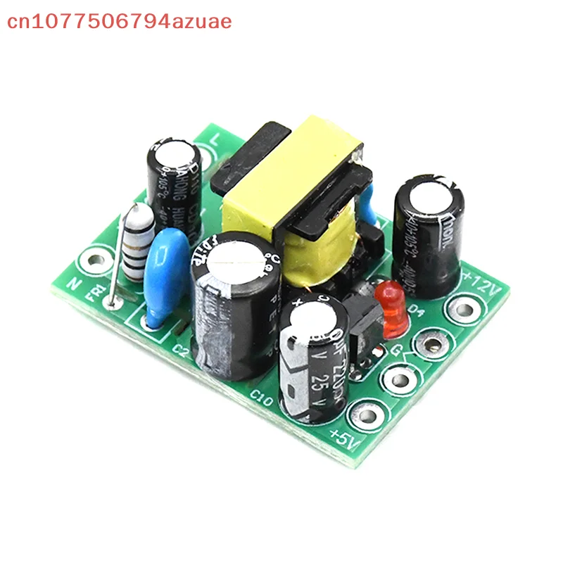 35x25x15mm AC 110-220V To DC 5V 12V Mini AC-DC Converter AC 110V 220V To DC 12V 0.2A+5V Module BoardUniversal Box