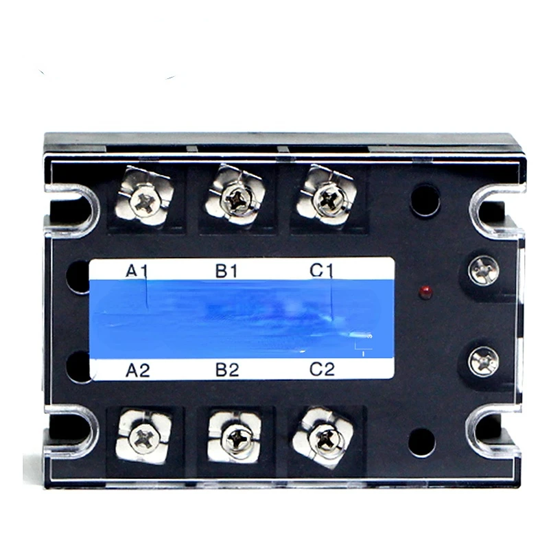 

3 Phase 10A 25A 40A DA Three Phase SSR 3-32V DC Control 24-480V AC Solid State Relay SSR AC Three DC-AC