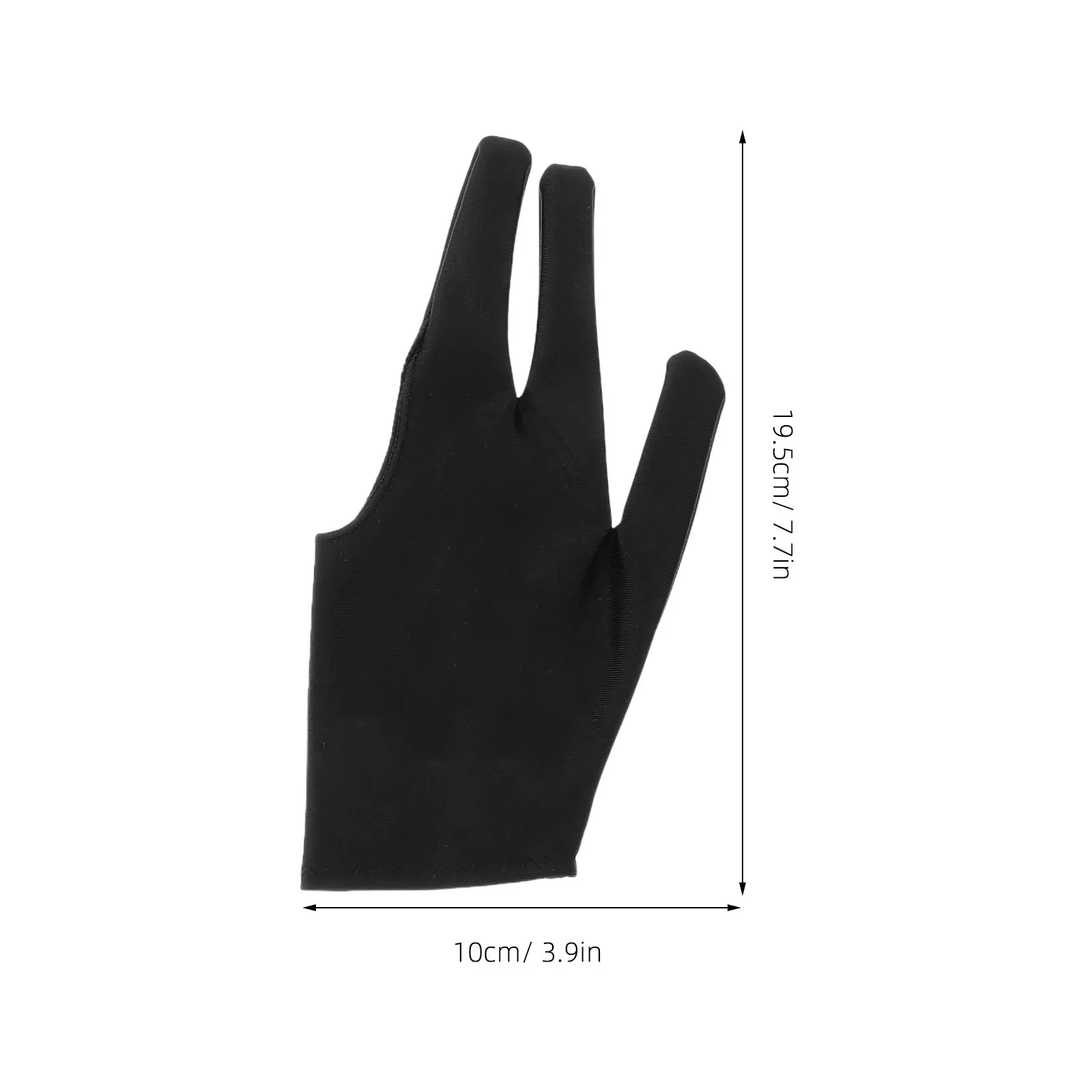 8Pcs Yoyo Gloves Set Three Finger Anti Slip Comfortable for Precise Control Yoyo Tricks Professional Billiards Gloves