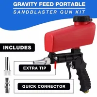 Adjustable Sandblasting Gun 90psi Portable Sand Blaster Sand Blasting Machine Gravity Small Handheld Pneumatic Blasting machine