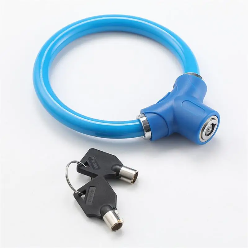 Bloqueio de forma de anel de bicicleta anti-roubo mtb estrada mountain bike bloqueio acessórios de bicicleta o-lock ciclismo aço segurança fechaduras de bicicleta