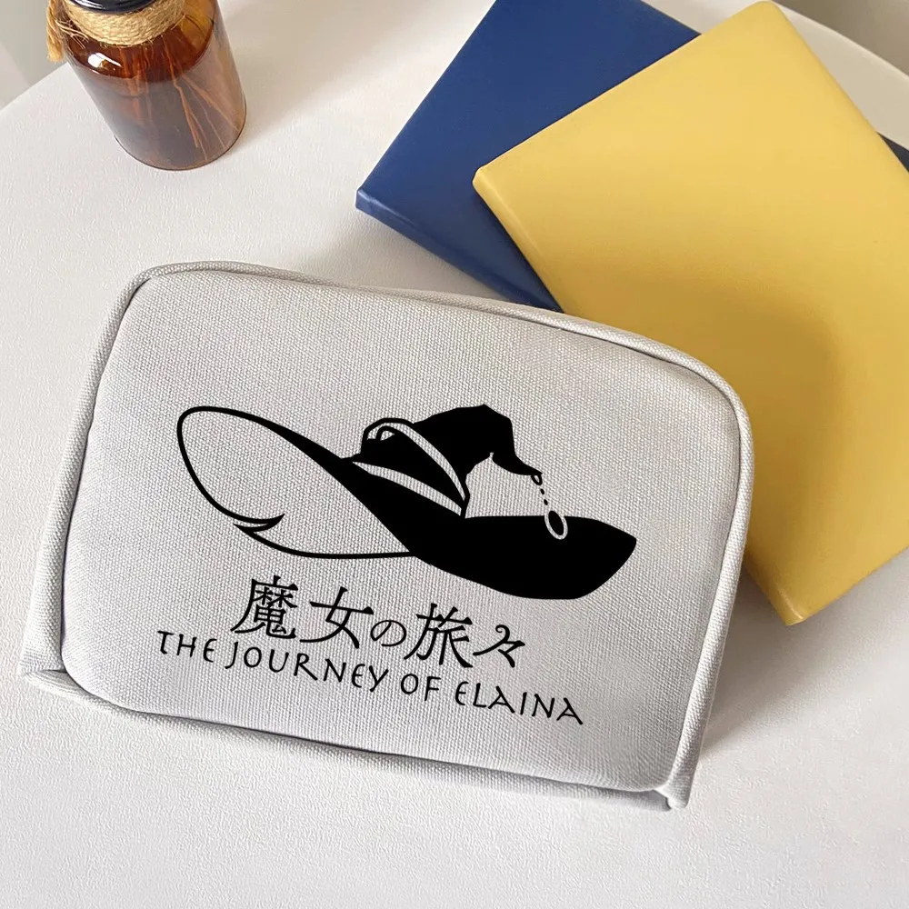 Anime The Journey Of Elaina Pencil Case Oxford Canvas Storage Bag Pencil Box Pencilcase School Pen Bag 1922