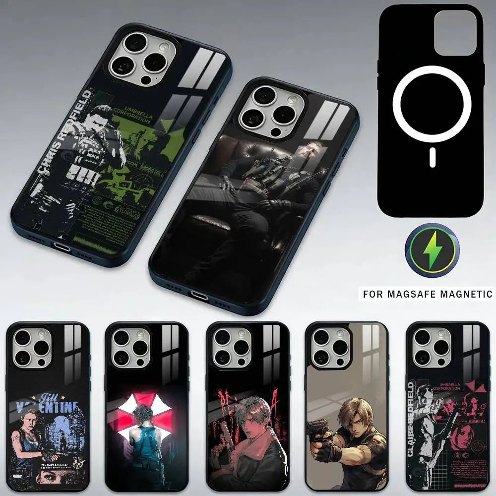 

Hot ResidentS E-EvilS Crisises Phone Case For iPhone17,16,15,14,13,12,11 Plus,Pro Max Magnetic For Magsafe Wireless Charging