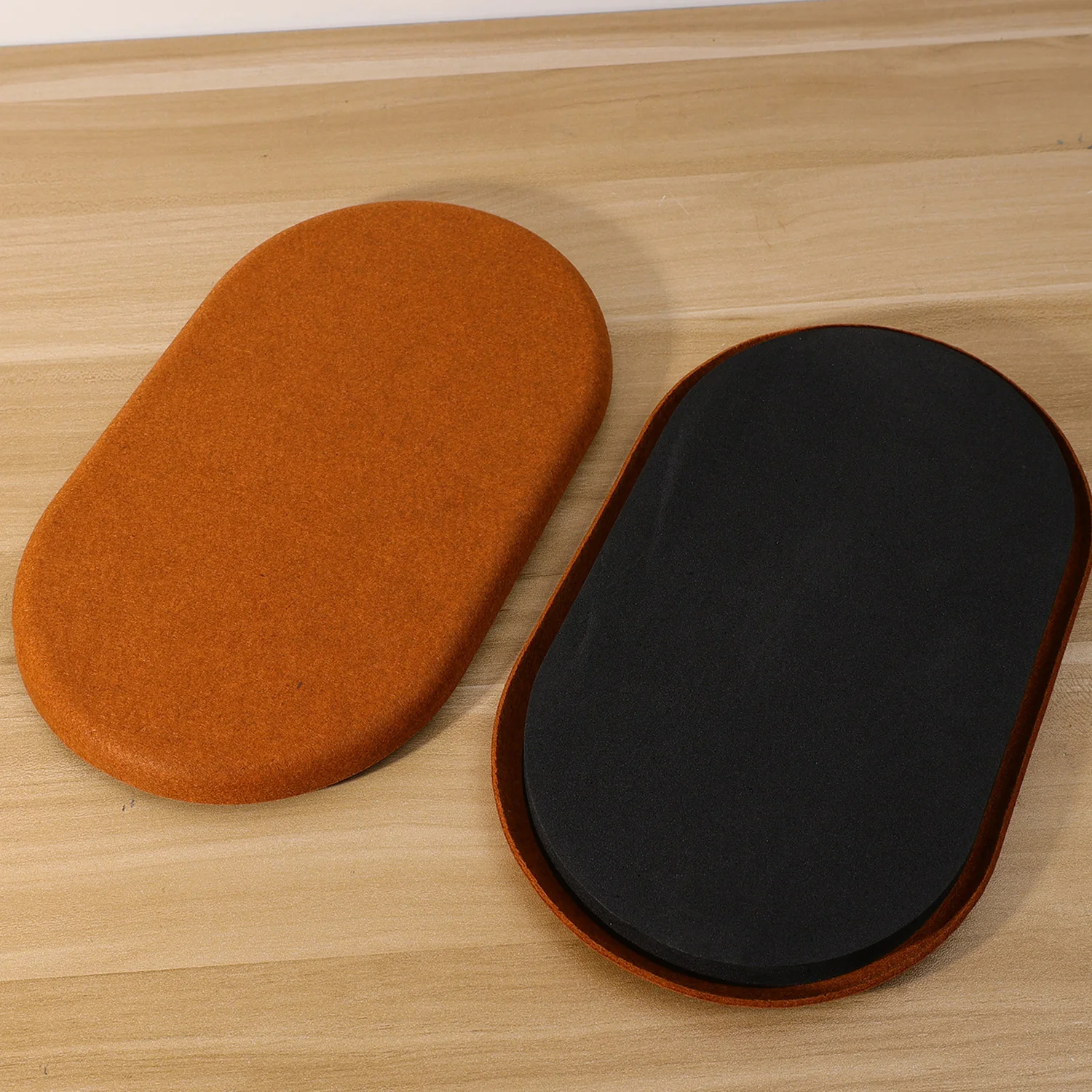 البيضاوي الشكل الأثاث تتحرك المتزلجون الأرضيات الصلبة حامي منصات الثقيلة المضادة للخدش أريكة سرير خزانة الأثاث تتحرك حصيرة