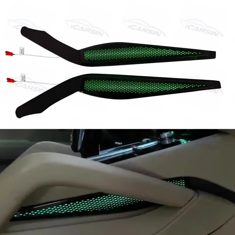 ICarsin for Cayenne 2018-2023 Ambient Light Dynamic Colorful Center Console Light Trim Panel Interior Light