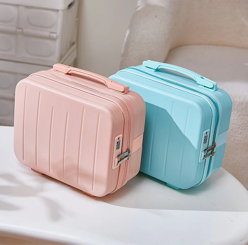 Luggage 14 Inches Small Lightweight New Model Suitable for Boarding Travel Makeup box Password Box