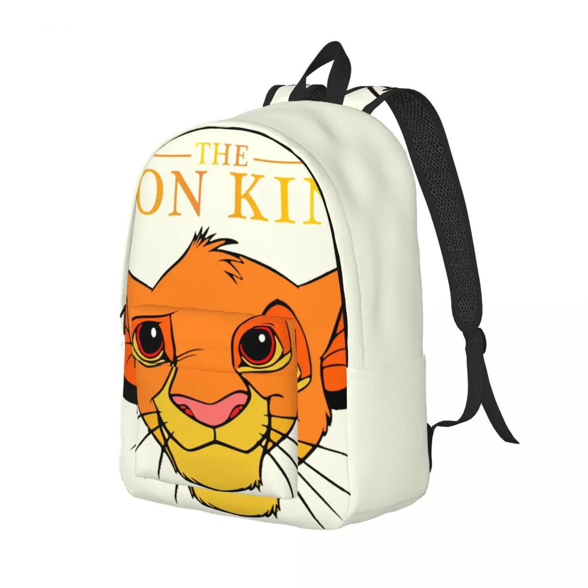 Weekend Picnic Simba Head Classic Retro Washable Adjustable Strap Disney｠The Lion King｠Film Kindergarten Bag  To School Gift