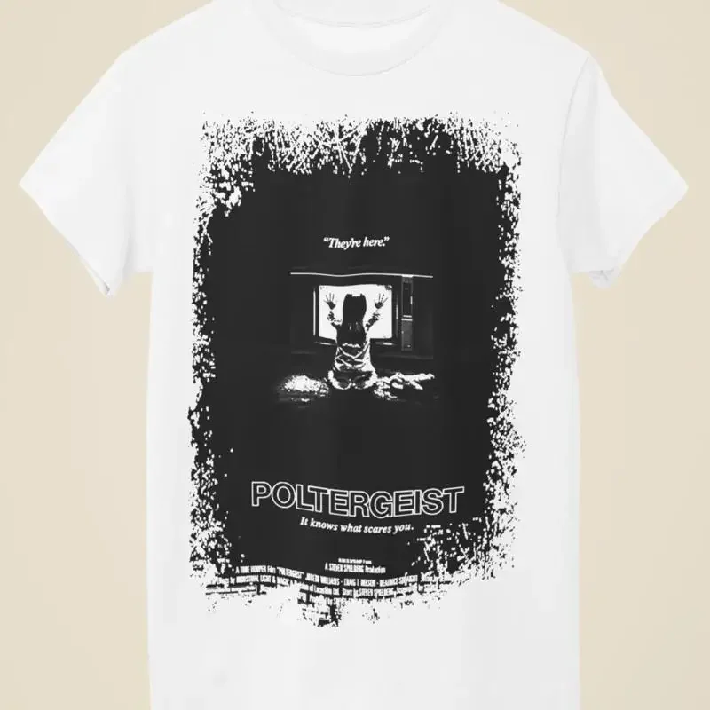 Poltergeist Movie Poster Inspired White T Shirt