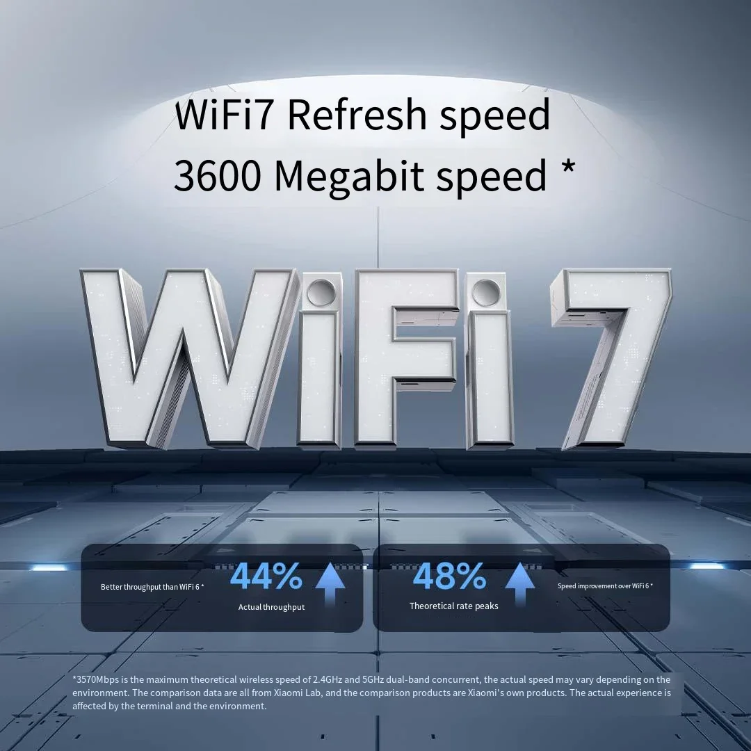 เราเตอร์ Xiaomi Mijia รุ่น BE3600 MLO รองรับ WiFi7 แบบดูอัลแบนด์ พร้อม IPTV พอร์ตอีเธอร์เน็ตระดับไฮเอนด์ 2.5G ฟังก์ชันรีพีทเตอร์ VPN รองรับการเชื่อมต่อแบบ Mesh และการเร่งความเร็วการเล่นเกม