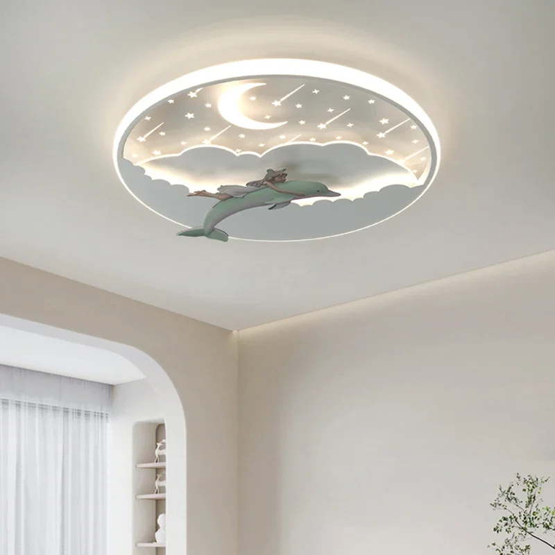 Children Ceiling Light Creative LED Ceiling Lights Kids Room Cute Indoor Lighting for Boys Girls Bedroom Study Room Ceiling Lamp
