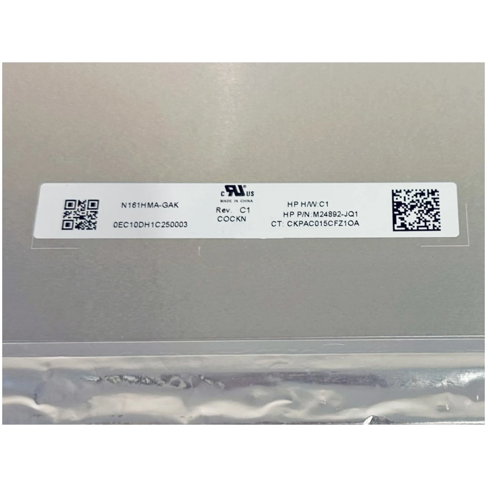 N161HMA-GAK NV161FHM-NX2 FIT N161HCA-GA1 NV161FHM-NY1 16.1 