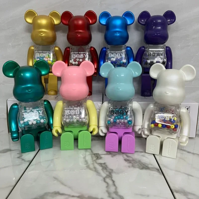 

Bearbrick400 violent bear building block bear Chiaki vinyl Internet celebrity trend doll ornament birthday gift