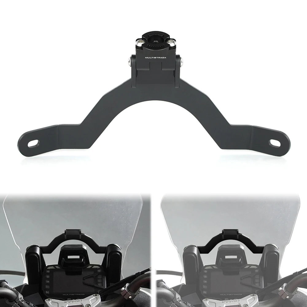 

GPS Mount Phone Plate Support Holder For Ducati Multistrada 950 / 1200 / Enduro /1260 Enduro /V2 S Motorcycle Navigation Bracket