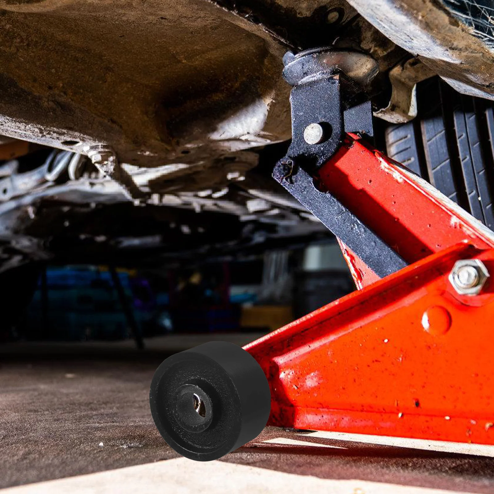 

Universal Front Wheel for Hydraulic Horizontal Jack Heavy Duty Steel Swivel Replacement Accessory Trailer Jack Wheel 2.5 Ton