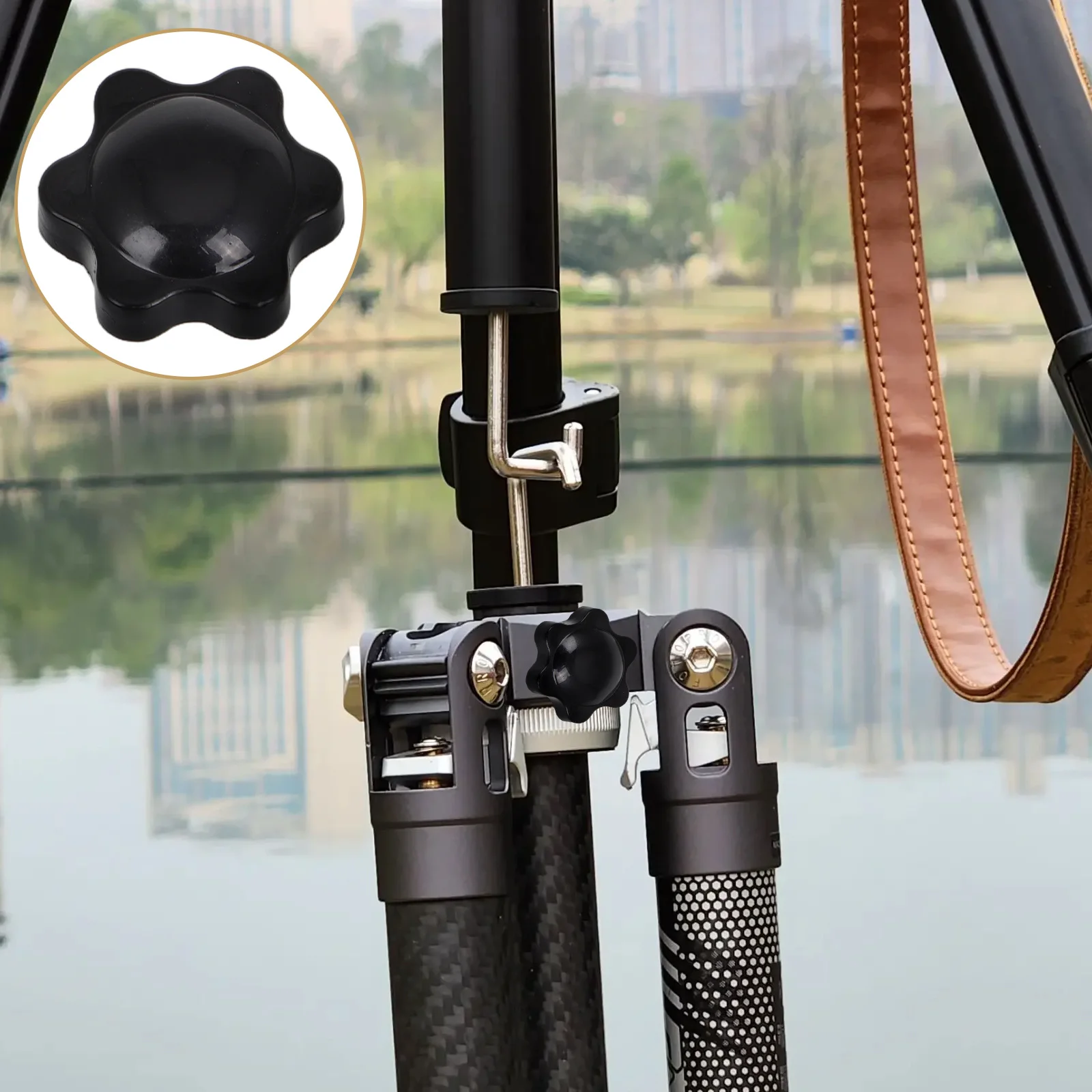 

20Pcs Star Shape Plastic Hexagon Head Plum Blossom Nut Clamping Knob Screw on Handle for Industrial and Home Use