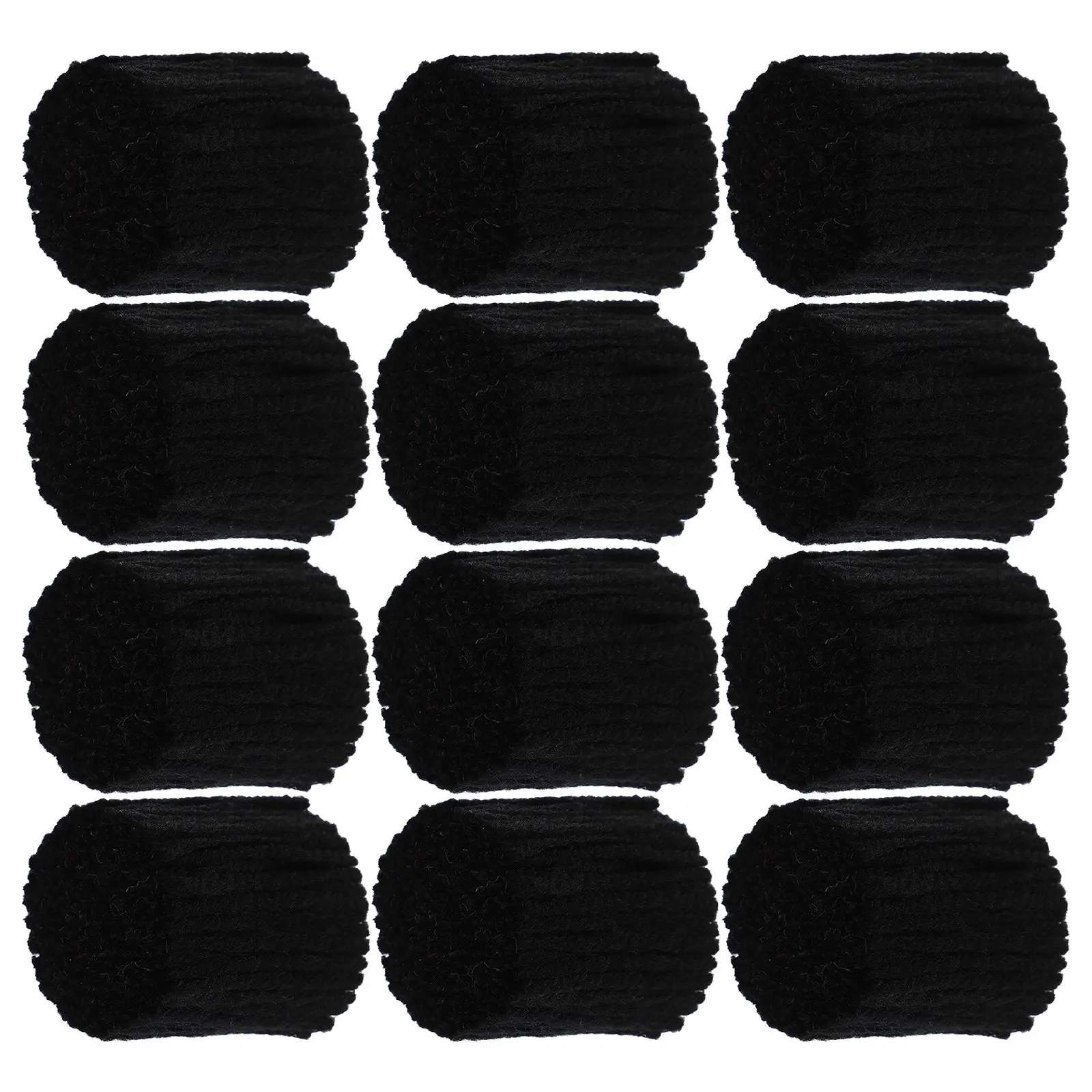 12 Rolls Crochet Yarn Carpet Embroidery Thread DIY Tapestry Supplies Beginner Latch Hook Kit Knotted Rug