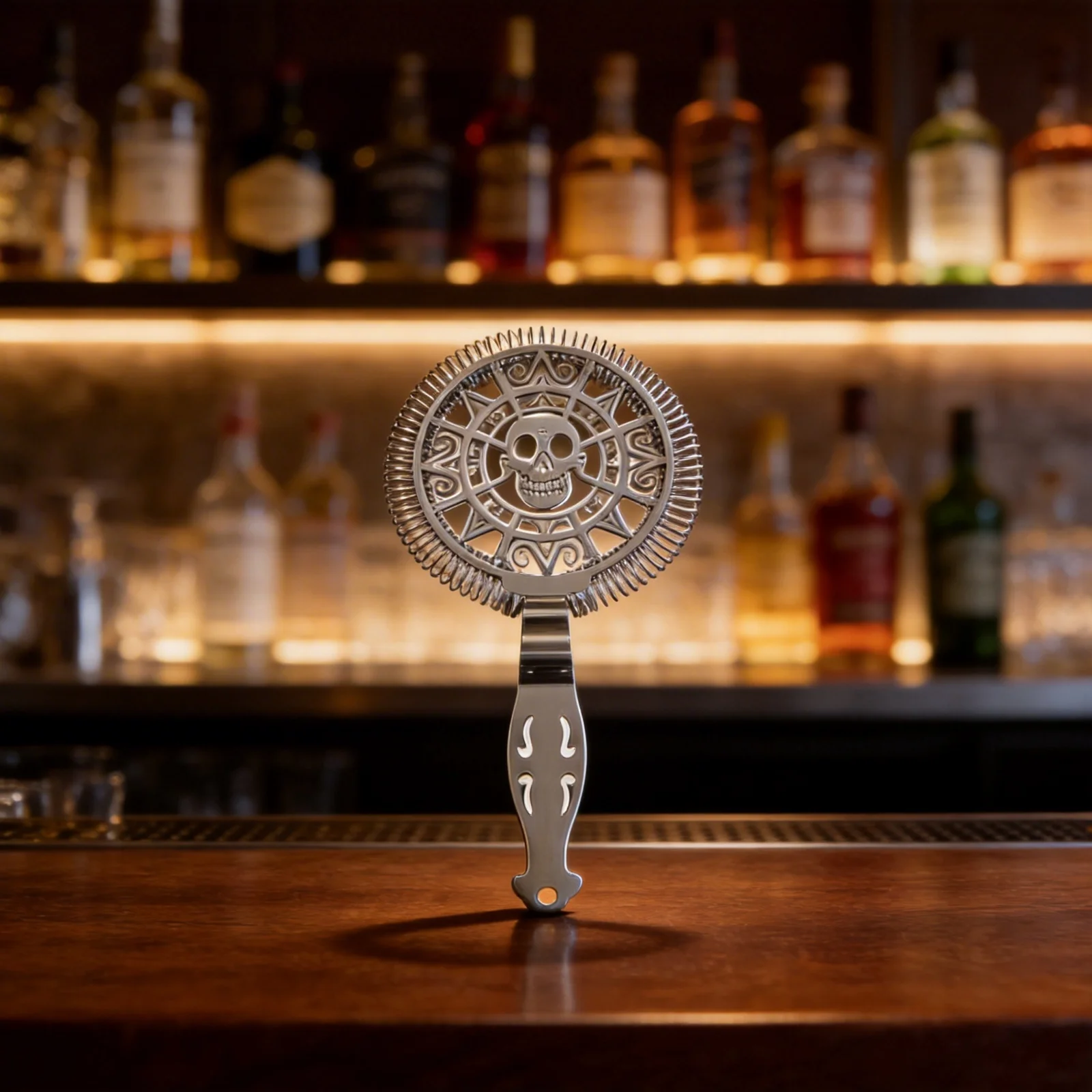 Barware Tool Cocktail Strainer Dishwasher Safe Effective Filtering Design Effective Drink Filtering Tool For Boston Shaker