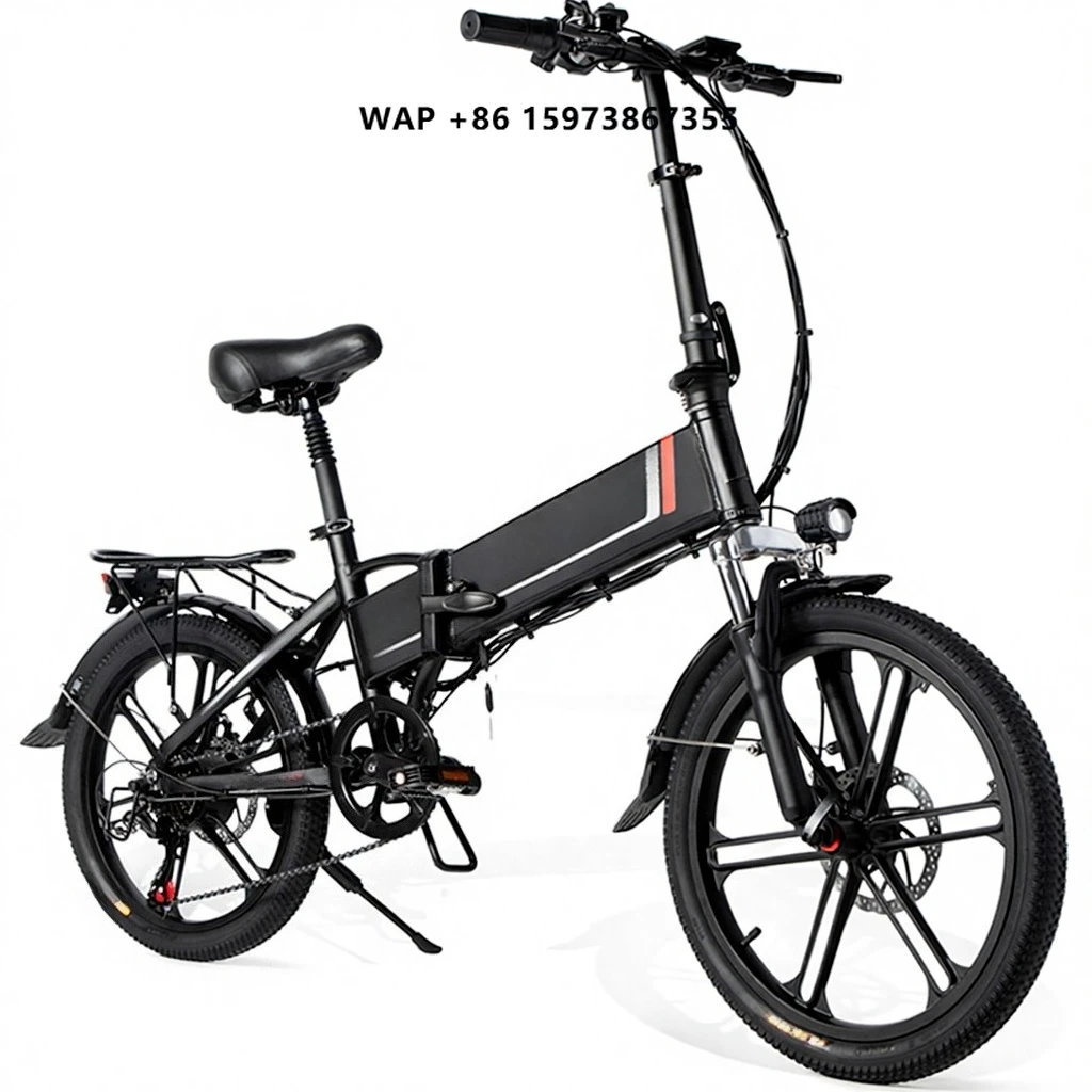 Электровелосипед SAMEBIKE складной, 48В 350Вт, 20 дюймов, с механическими дисковыми тормозами, для зарубежных складов