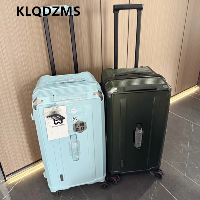 

KLQDZMS Чемодан на колесах 22 "26" 28 "30" 32 "34 дюймов женский чемодан на колесиках из АБС-пластика + ПК большой вместимости женский ящик для пароля на колесиках