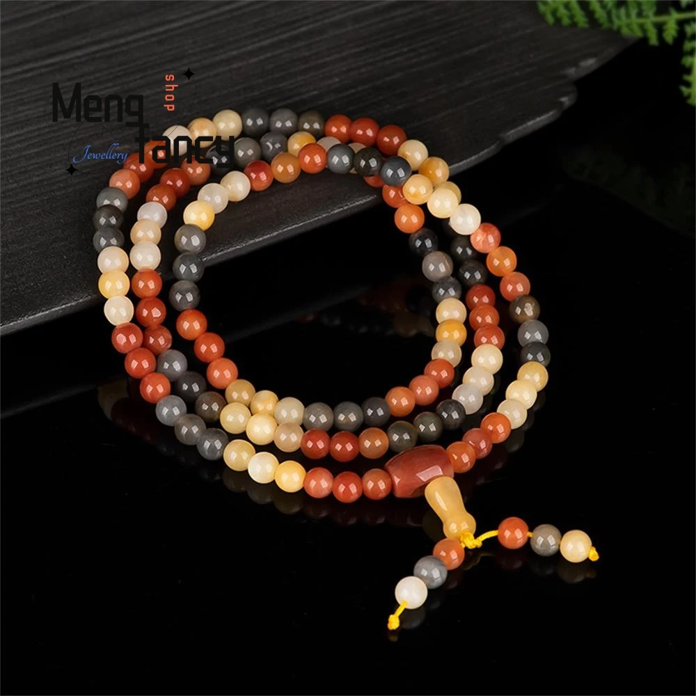 Natural Xinjiang Gold Filigree Jade Bracelet Charms Fashion Men Women Designer Necklace Mascots Fine Jewelry Luxury Holiday Gift