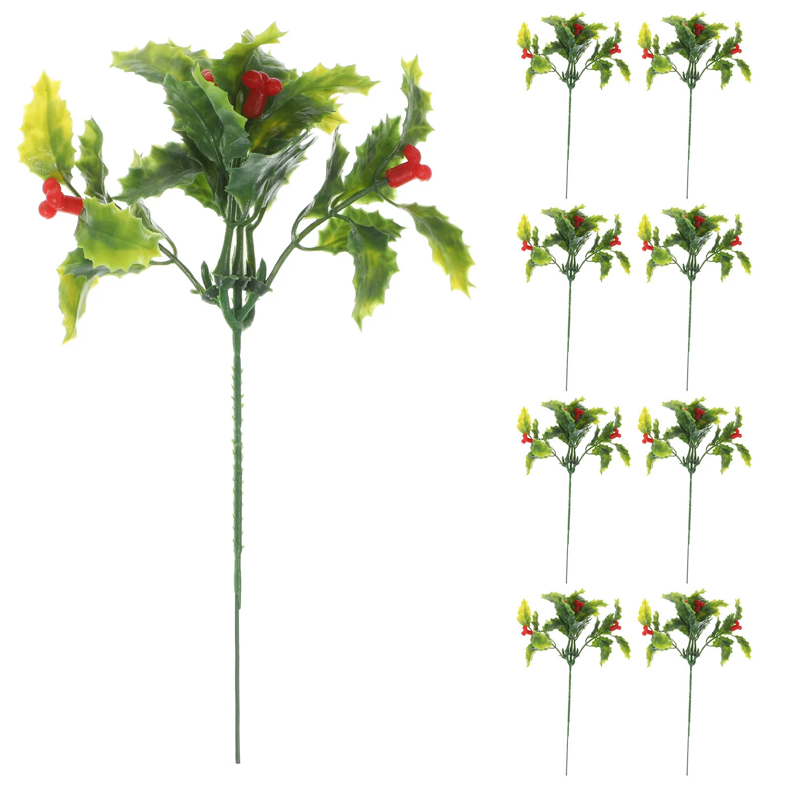 

12pcs Simulation Christmas Berry Bouquet Artificial Flowers For Home Wedding Party Decor Plastic Flower Arrangement Decorative