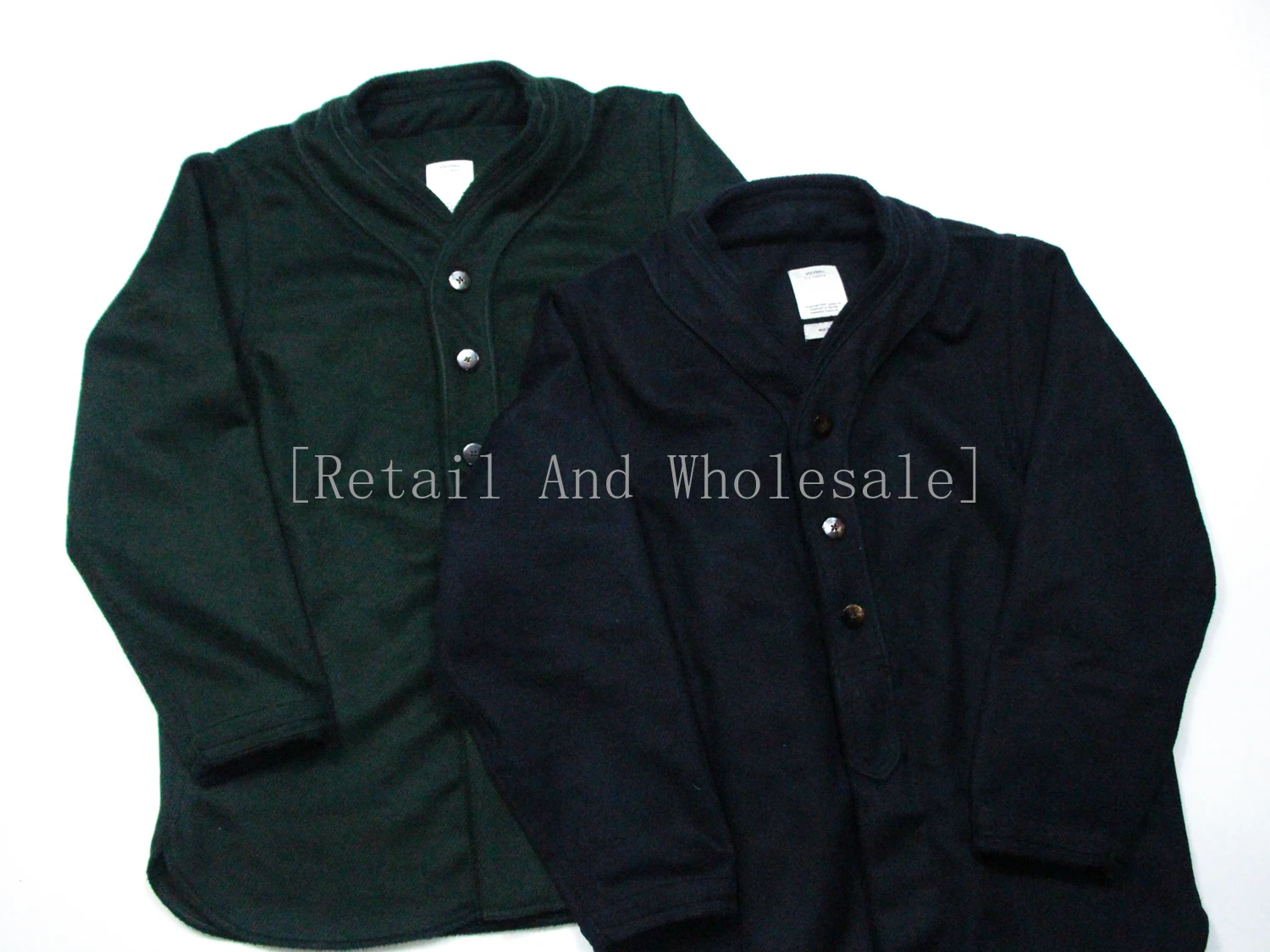 

[Retail And Wholesale]VISVIM WMV dugout shirt L/S wool jacket cardigan shirt baseball jacket inside