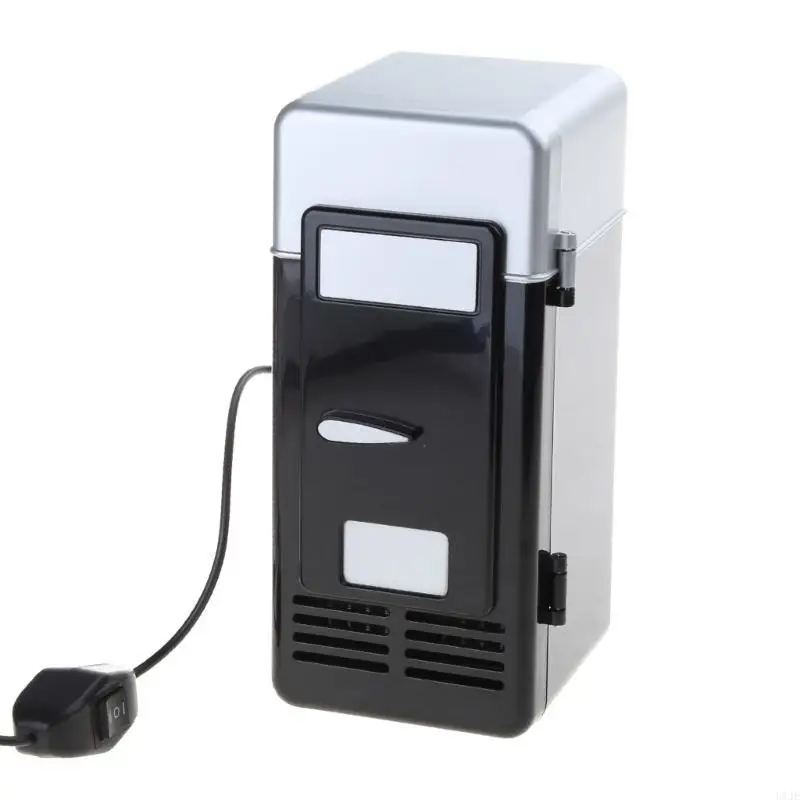 Refrigerador U1JE USB mini refrigerador con bebida nevera luz LED