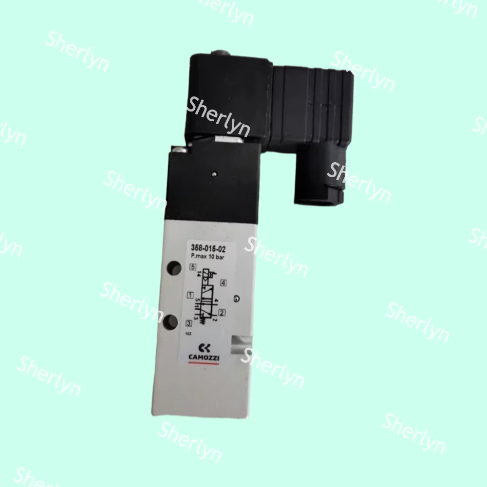 CAMOZZI Solenoid Valve 358-015-02 Two Position Five Way Reversing Valve 358-015-02-G77