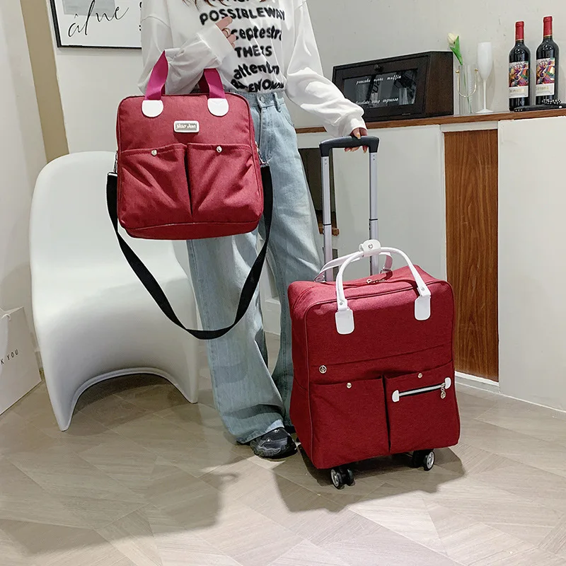 Suitcases on Wheels Spinner Wheels Lightweight Carry on Luggage Short Travel Travel Bag Business Rolling Luggage