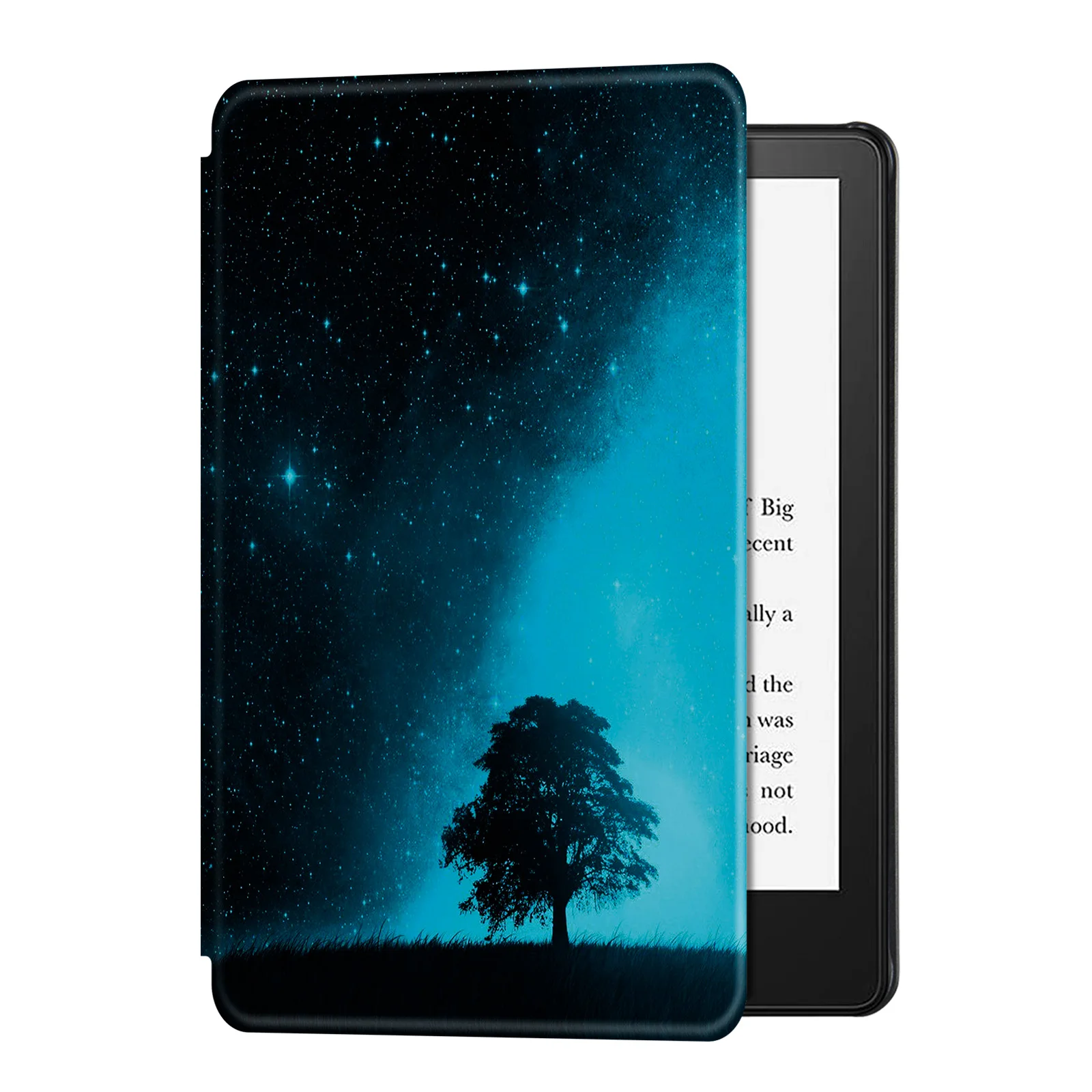 

for 6.8" Kindle Paperwhite 11th Gen Case with Auto Sleep/Wake | Thin & Light | Hard Back Shell | PU Leather Smart Cover