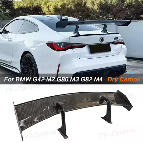 For BMW 3 4 5 Series G42 G22 G20 G30 G60 G14 F80 F82 F87 G87 M2 G80 M3 G82 M4 M5 F90 G90 Dry Carbon Fiber Pro Rear Spoiler Wing