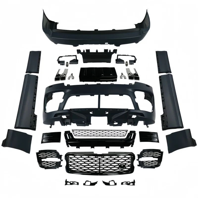 

Suitable for 13-17 Range Rover Sport SVO and SV Sport Heritage Models Includes Bumpers Grille Front/floor air Intake