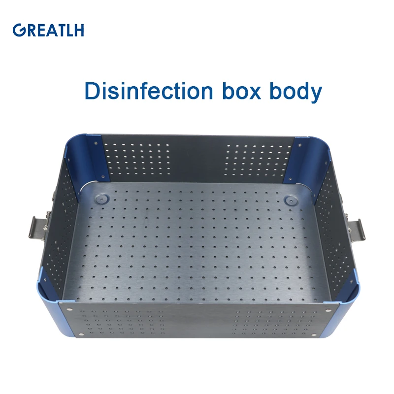 Imagem -04 - Esterilização Tray Case Box para Holding Instrument Esterilizado sem Silicone Mat Alumínio Alloy