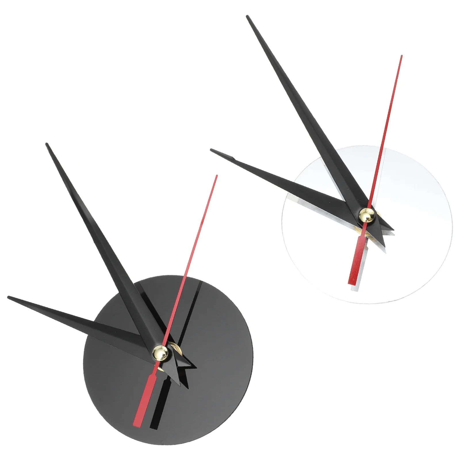 

2 set Quiet Movement Replacement Set, Diy Wall Clock Mechanism Kit, Durable Black Hands For Home Office Bedroom Decor, Clock