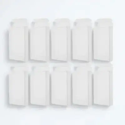 

10pcs Clear Plastic Tape Storage Organizer Pvc Transparent Protector Box Stackable Audio Tapes Holder Waterproof